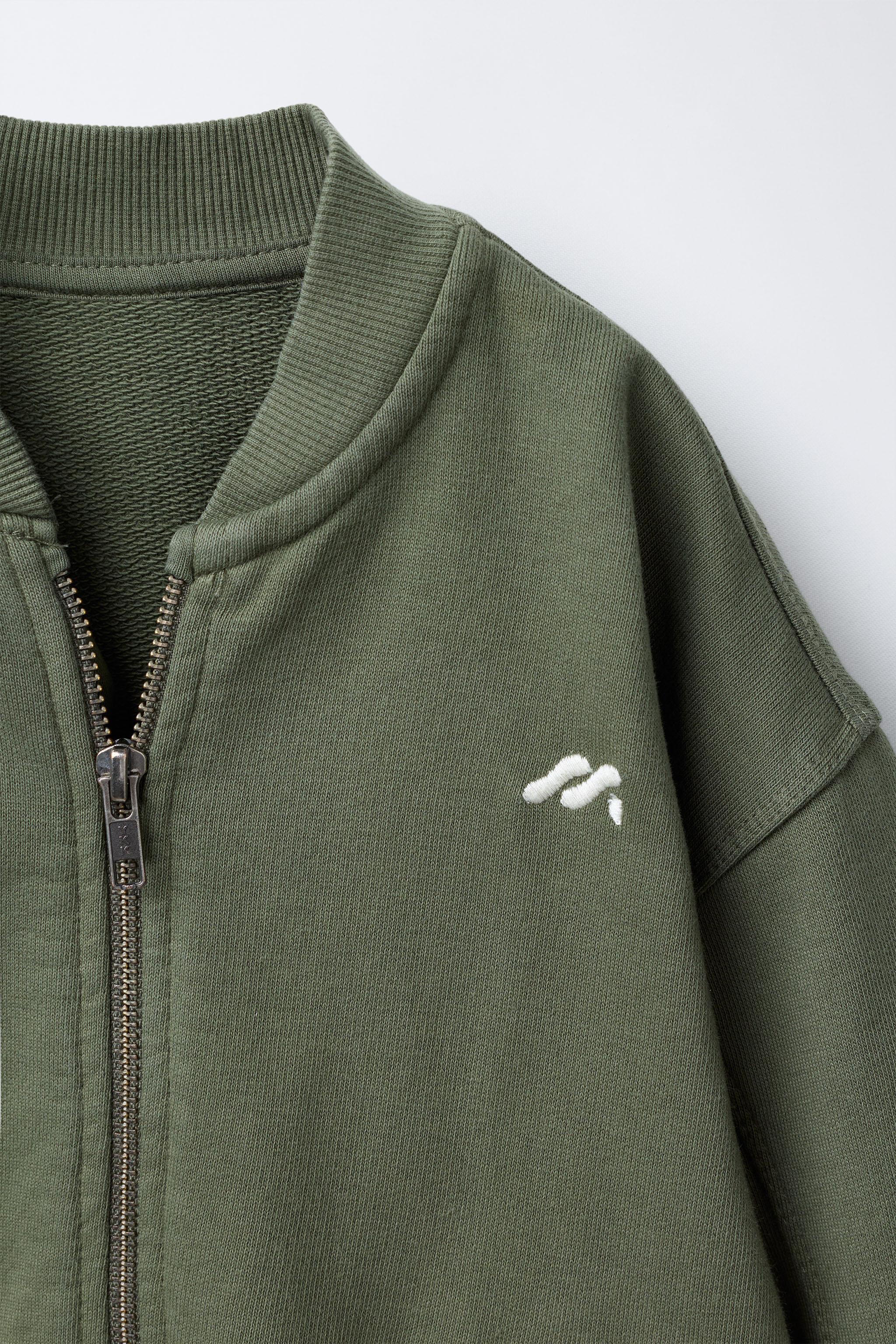 BLOUSON BOMBER MOLLETON LOGO